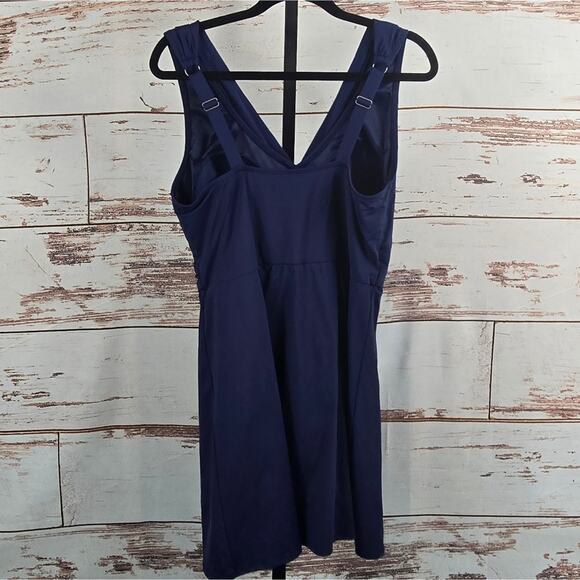 Lands' End Swim Dress Navy Size 16DD - Picture 2 of 7